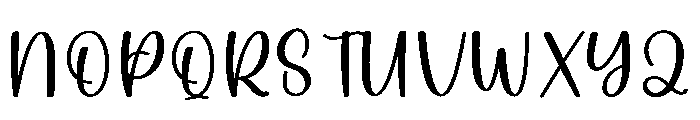 Simple Highland Font UPPERCASE
