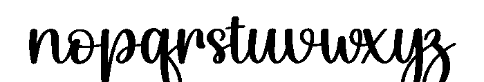 Simple Highland Font LOWERCASE