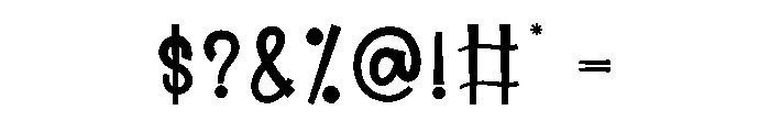 Simple Holiday Font OTHER CHARS