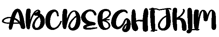 Simple House1 Font UPPERCASE