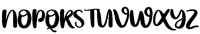 Simple House1 Font UPPERCASE
