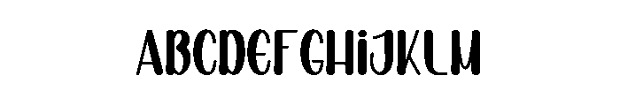 Simple House2 Font UPPERCASE