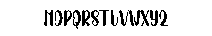 Simple House2 Font LOWERCASE