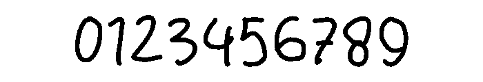 Simple Letter Font OTHER CHARS