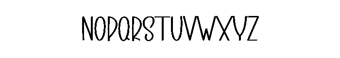 Simple Lucky Font UPPERCASE