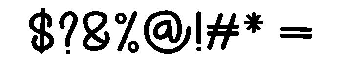Simple Minimalist1 Font OTHER CHARS