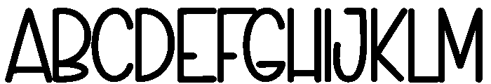Simple Minimalist1 Font UPPERCASE