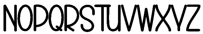Simple Minimalist1 Font UPPERCASE