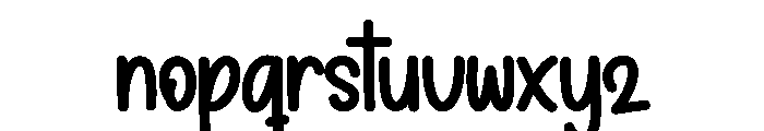 Simple Minimalist1 Font LOWERCASE