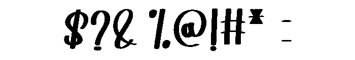 Simple Moment Font OTHER CHARS