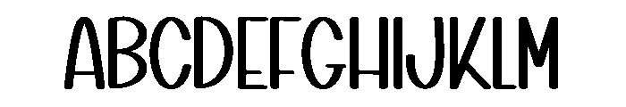 Simple Moment Font UPPERCASE