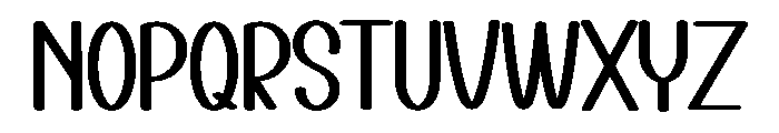 Simple Moment Font UPPERCASE