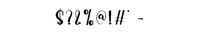 Simple Music Font OTHER CHARS