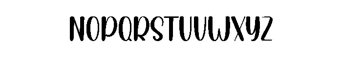 Simple Music Font LOWERCASE