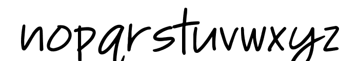 Simple Note Font LOWERCASE
