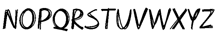 Simple Notes Free Demo Font UPPERCASE