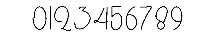 Simple Notes Font OTHER CHARS
