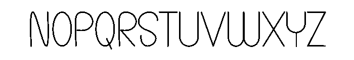 Simple Notes Font UPPERCASE