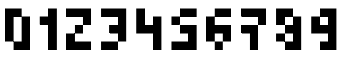 Simple Pixels (Latin + Cyrillic + Katakana) Regular Font OTHER CHARS