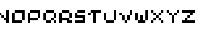 Simple Pixels (Latin + Cyrillic + Katakana) Regular Font UPPERCASE