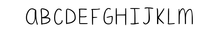 Simple Regular Font UPPERCASE