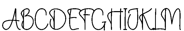 Simple Roasted Font UPPERCASE