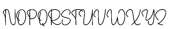Simple Roasted Font UPPERCASE