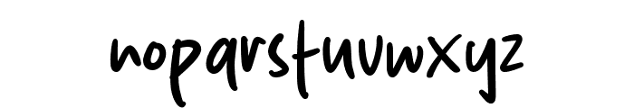 Simple Routine Font LOWERCASE