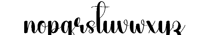 Simple School Font LOWERCASE