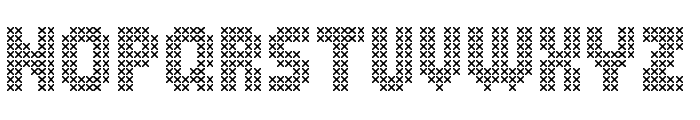 Simple Stitch Font LOWERCASE