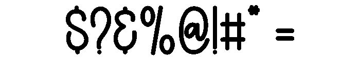 Simple Tumbler Font OTHER CHARS