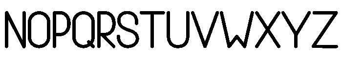Simple Tumbler Font UPPERCASE