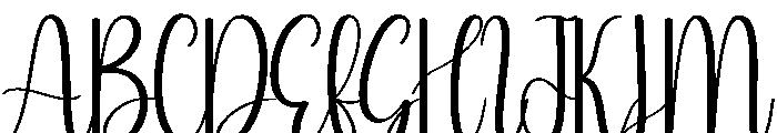 Simple Valentine Font UPPERCASE