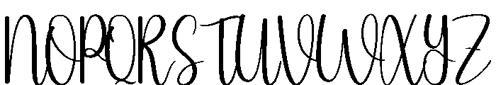 Simple Valentine Font UPPERCASE