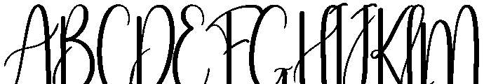 Simple Wedding Font UPPERCASE