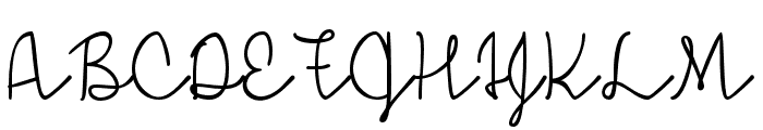 SimpleSignature Font UPPERCASE
