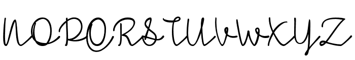 SimpleSignature Font UPPERCASE