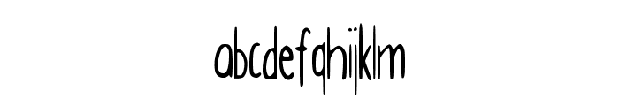 Simple_kindergarden Font LOWERCASE