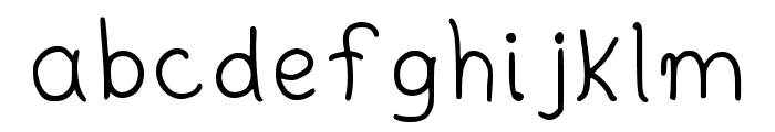 Simplehandwritting Regular Font LOWERCASE