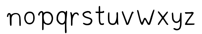 Simplehandwritting Regular Font LOWERCASE