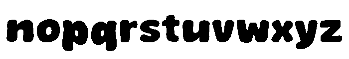 Simplest Font LOWERCASE