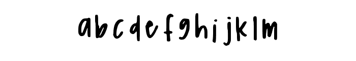 Simplicity Regular Font LOWERCASE