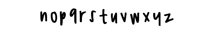 Simplicity Regular Font LOWERCASE