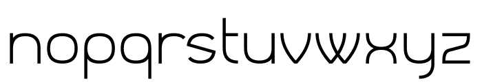 Simply City Light Font LOWERCASE