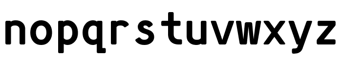 Simply Mono Bold Font LOWERCASE