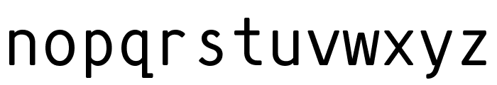 Simply Mono Book Font LOWERCASE