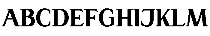 Simply Serif Bold Font UPPERCASE