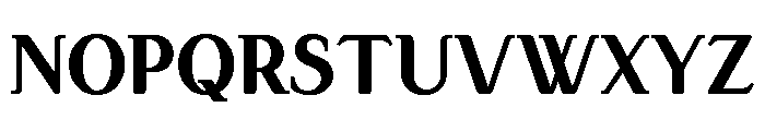 Simply Serif Bold Font UPPERCASE