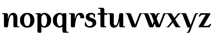Simply Serif Bold Font LOWERCASE