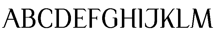 Simply Serif Book Font UPPERCASE